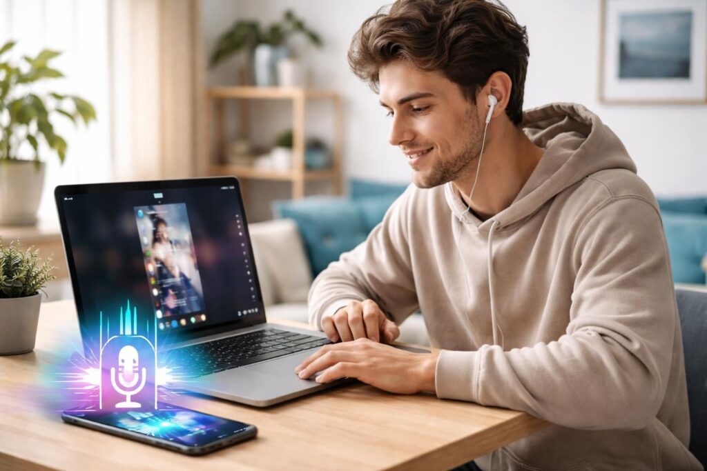 apprenez à ajouter facilement une voix ia à vos vidéos tiktok grâce à ce tutoriel rapide et simple, parfait pour rendre vos contenus plus attractifs.
