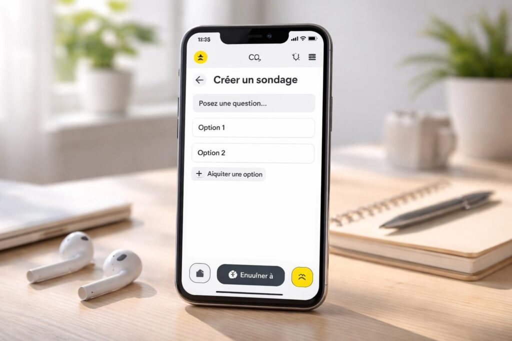 Comment faire un sondage sur Snap : guide pour les débutants