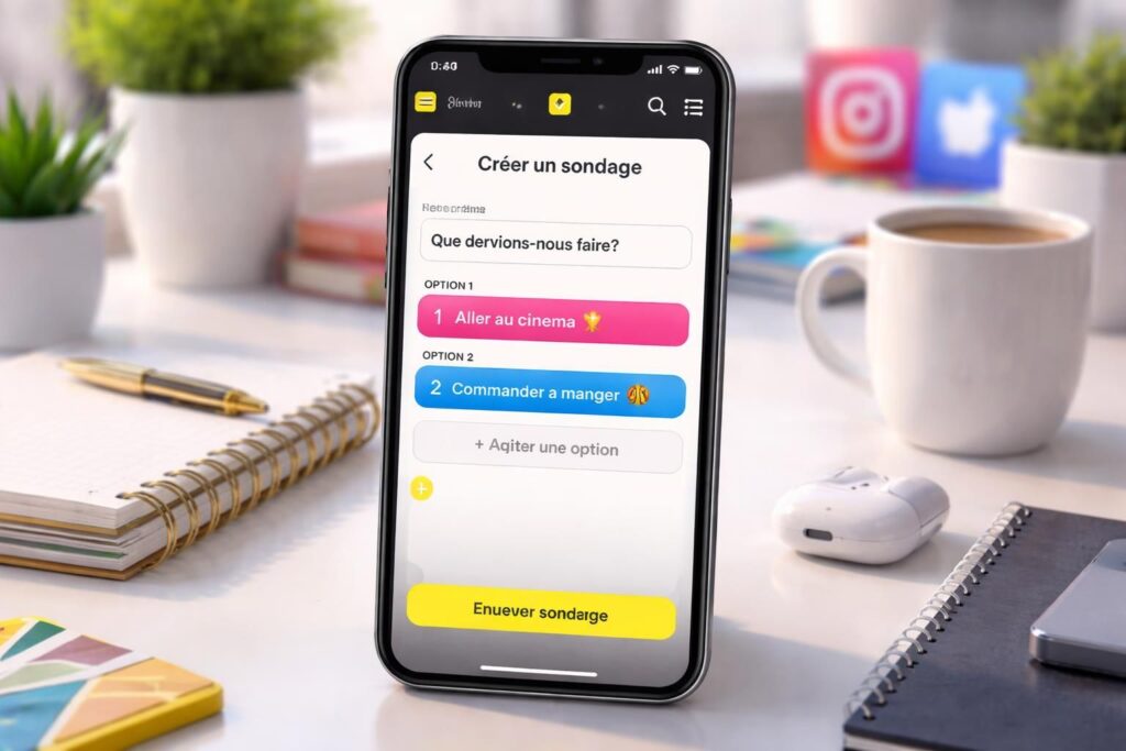 découvrez comment réaliser un sondage efficace sur snapchat grâce à notre guide complet et astuces pratiques pour engager votre audience facilement.