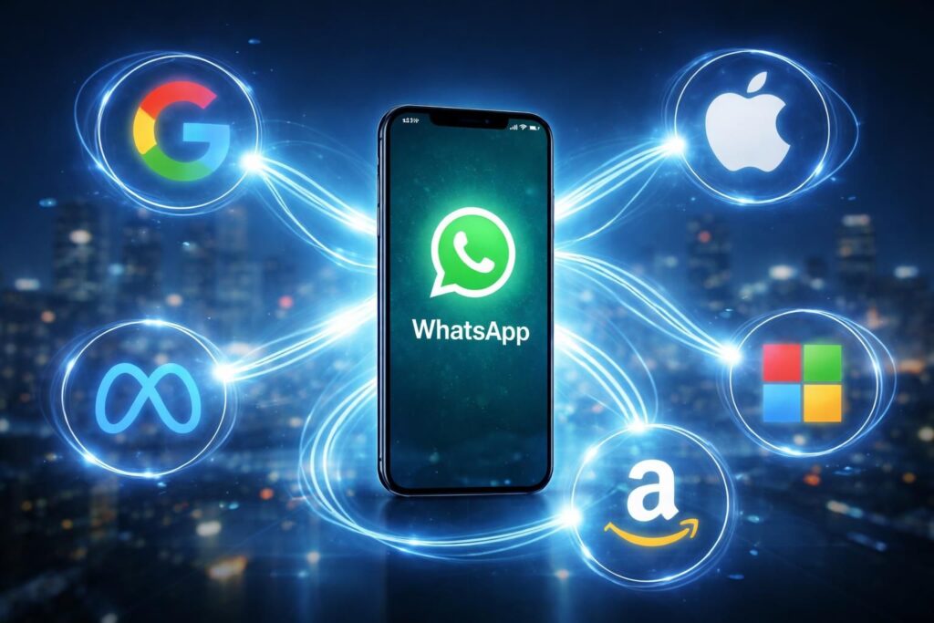 Impacts des liens entre WhatsApp et les GAFAM
