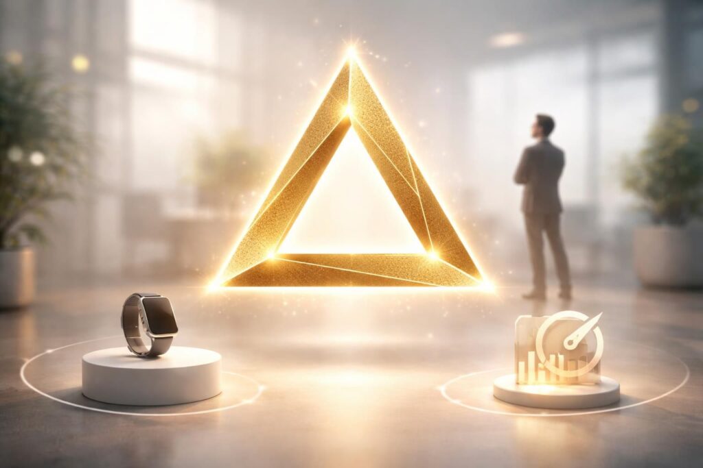 découvrez comment le triangle d'or du positionnement peut transformer votre produit et maximiser son impact sur le marché.